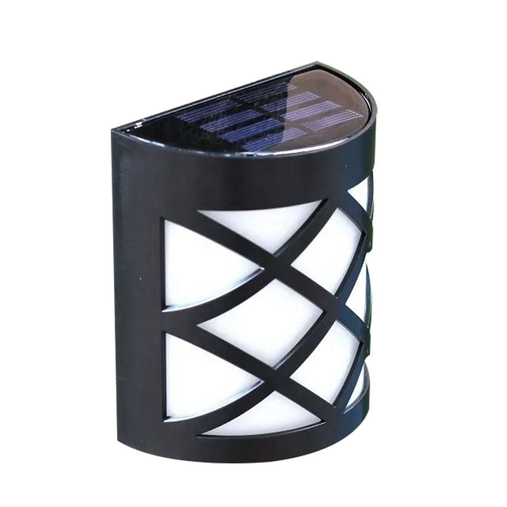 Zcyifa Outdoor Wall Mounted LED Solar Lights Semi Circle Solar Wall