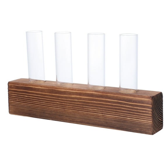 KAKOWELY Desktop Flower Pot Synthetic Material Hydroponic Plants Weddings 1 Set 9.4X5.5X2In