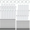 Zcyifa Plantation Shutter Repair Set Louvers Staples Pins for Windows