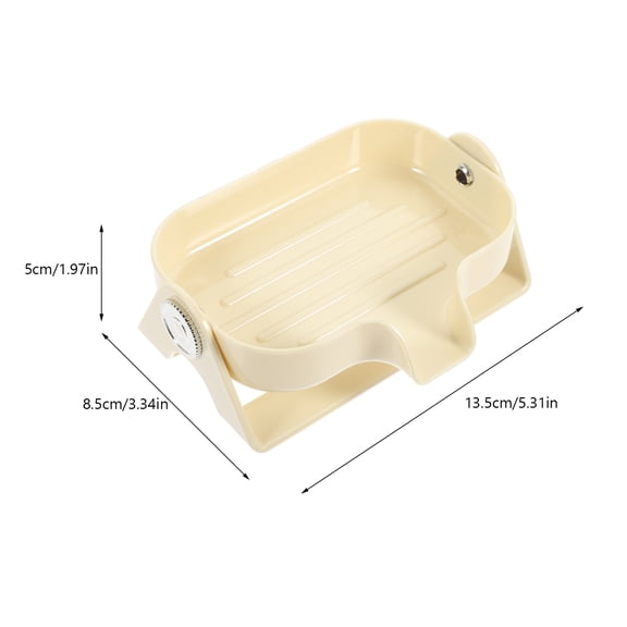 Zcyifa Plastic Soap Holder Bathroom Soap Dish Self-draining Soap Holder Desktop Soap Stand Home Supplies