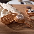 thumbnail image 1 of KAKOWELY Small Rattan Basket Brown Bathroom Use 1Pack, 1 of 11
