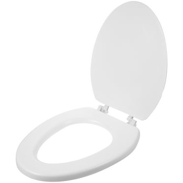 Zcyifa Round Toilet Seat with Quick-release Hinges and Slow Close