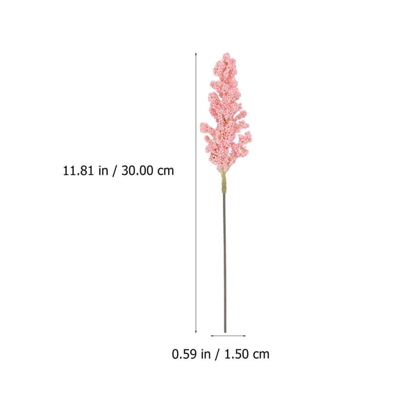 Zcyifa Simulation Wheat Ear 24Pcs DIY Delicate Simulation Wheat Ear Adornment Wedding Decor Fake Flower