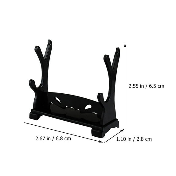 Zcyifa Sword Holder 12pcs Household Swords Display Stands Swords Storage Holders Swords Stands (Black)