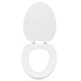thumbnail image 1 of Zcyifa Thick White Toilet Seat Cover for Elongated/Oval Toilets, 1 of 11