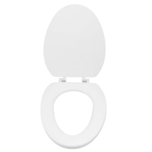 Zcyifa Thick White Toilet Seat Cover for Elongated/Oval Toilets