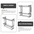 thumbnail image 1 of Zcyifa Towel Rack Bathroom Towel Rack Double Layers Towel Rack Bathroom Storage Holder Stainless Steel Towel Rack, 1 of 10