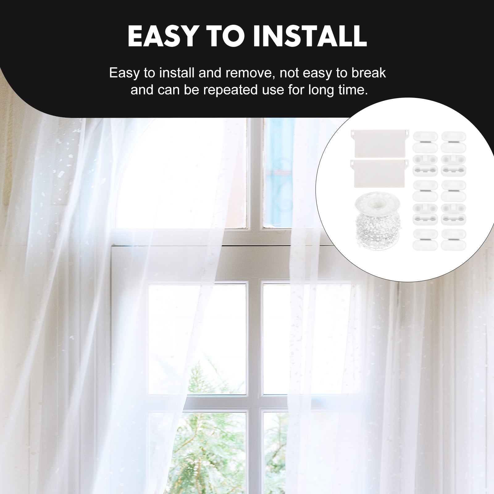 Zcyifa Vertical Binds Parts 1 Set Vertical Shade Blind Cord Plastic