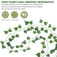 thumbnail image 1 of Zcyifa Vines for Bedroom 12Pcs Artificial Vines Fake Hanging Vines Fake Plant Vines Decorative Artificial Ivy Wall Hanging Decors, 1 of 10