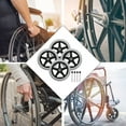 Zcyifa Wheelchair Wheels Heavy Duty Wheelchair Wheels Universal