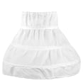 thumbnail image 1 of Zcyifa White Kids Petticoat with 3 - Party Soiree Skirt, 1 of 10