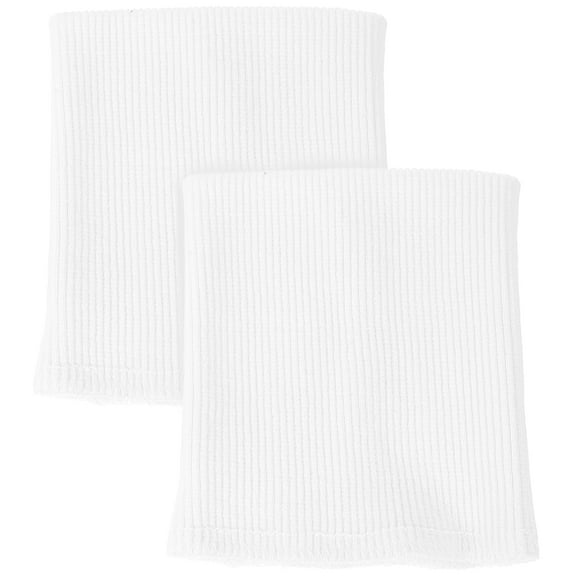 Zcyifa White Ribbed Leg Opening Cuffs for DIY Sewing