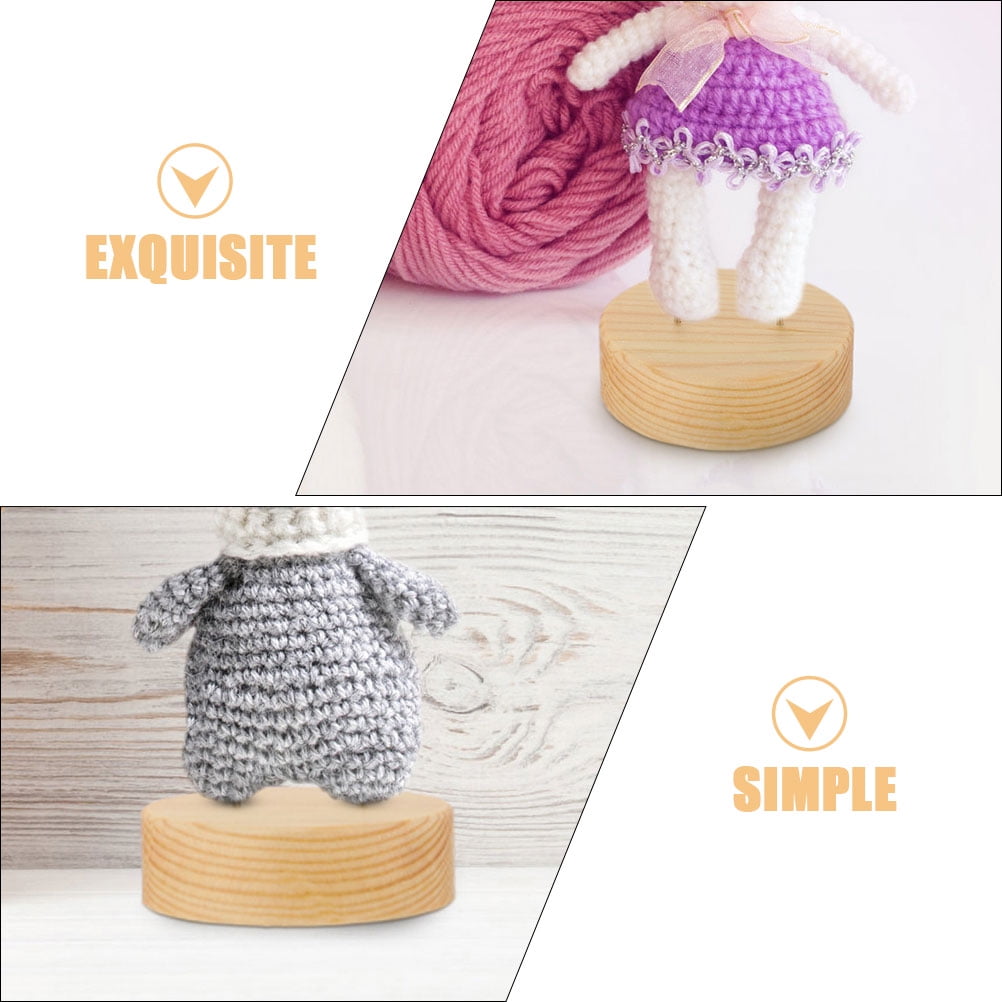 Zcyifa Wood Doll Stand Doll Stand Stable Clay Doll Figure Display