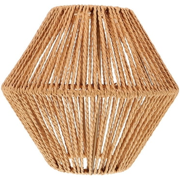 Zcyifa Woven Cotton Rope Pendant Light Shade Replacement