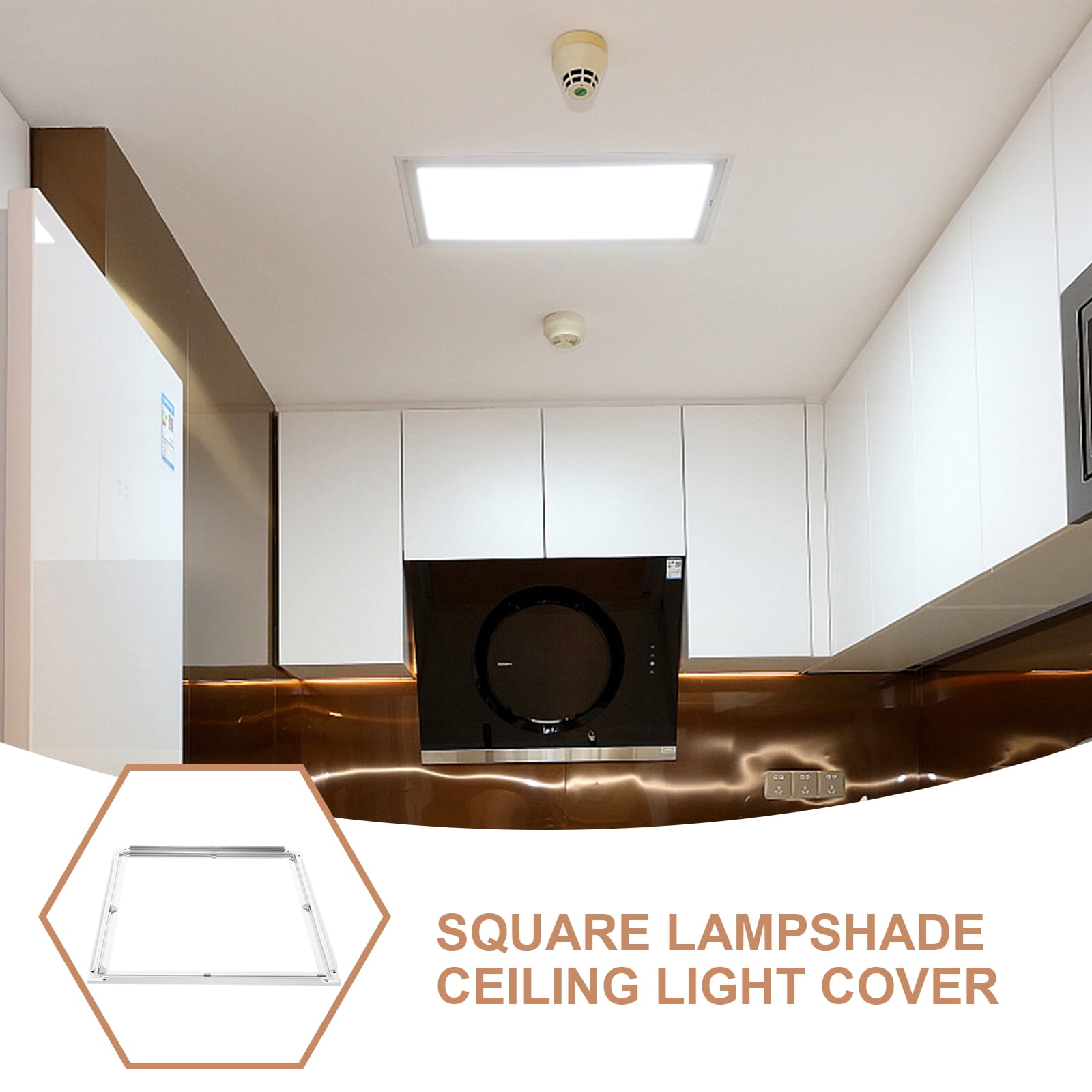 Zcyifa ceiling light cover Square Lampshade Ceiling Light Cover ...