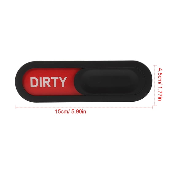 Zcyifa clean dirty sign Dishwasher Oval Clean Dirty Sign Household Non-Scratching Sliding Indicator for Home