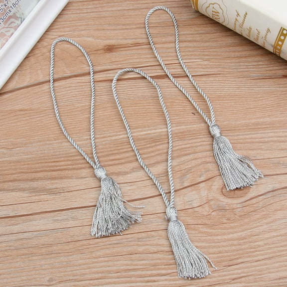 Zcyifa curtain tassel hanging 10PCS Handmade Curtain Tassel Hanging Curtain Accessories Strap Single Ball Curtain Tiebacks