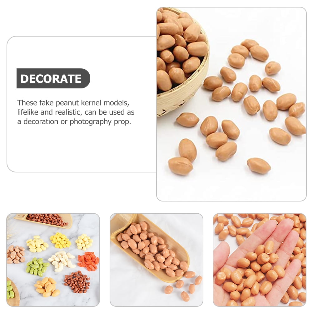 Zcyifa fake dried fruits 1 Bag Artificial Groundnut Kernels Fake Peanut