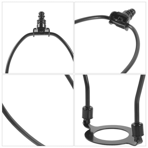 Zcyifa lamp harp 1 Pair Lamp Harp 8 Inch Lamp Shade Harp Holder E26 Light Socket Lamp Part