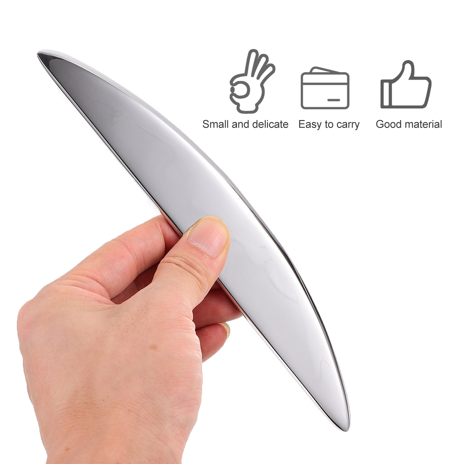 Zcyifa massaging plate Stainless Steel Plate Scraper Facial Beauty