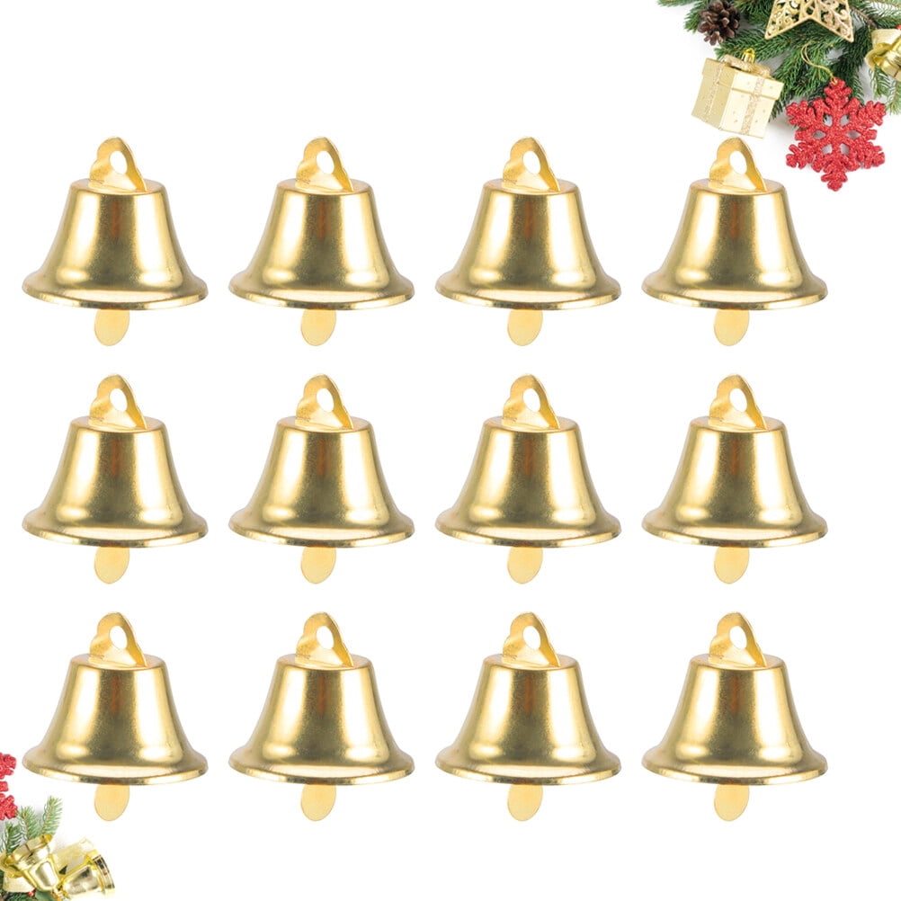 Zcyifa mini bell pendant 120pcs 16mm Christmas Bell Hanging Pendant DIY ...