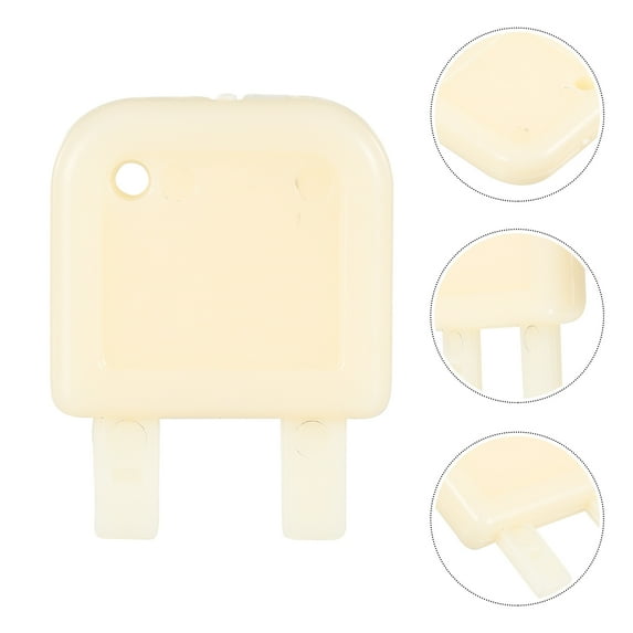 KAKOWELY 1Pcs White Plastic Toilet Paper Dispenser Key for Bathroom Accessories Triangle Shape