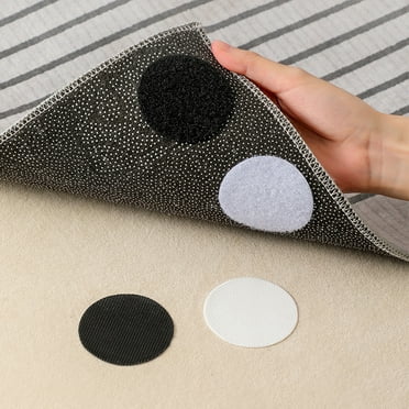 Zcyifa rug pad 50 Pairs Rug Pad Round Non Slip Rug Carpet Tape Hardwood Floor Carpet Gripper