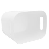 Zcyifa storage basket Plastic Kitchen Bathroom Desktop Sundries Sasket Storage Basket for Sorting Size S (White)