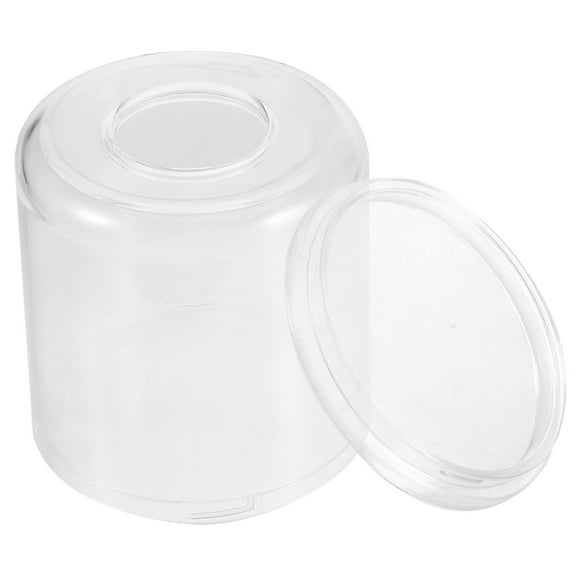 Zcyifa toilet paper holder Acrylic Tissue Box Desktop Storage Box Paper Roll Holder Toilet Roll Paper Towel Dispenser