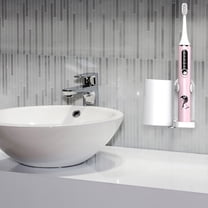 Zcyifa toothbrush holder 2 Sets Electric Toothbrush Holder Wall Mounted Toothbrush Cup Rack for Bathroom
