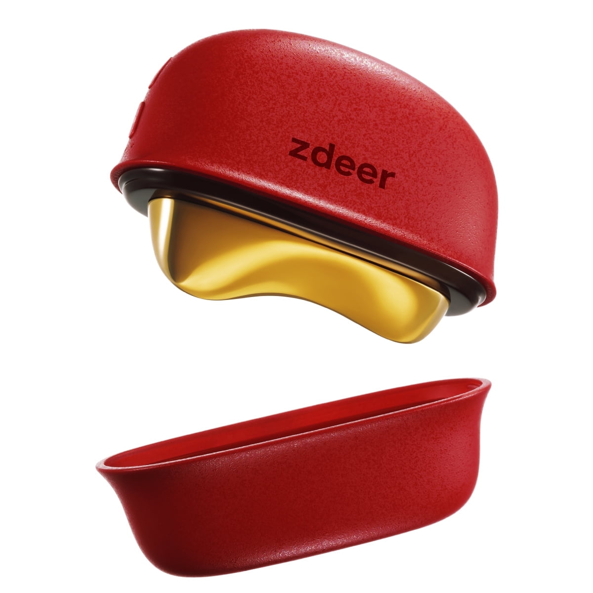 Zdeer LED Red Light Therapy Facial & Neck Massager Heated Gua Sha Facial Sculpting Device with Vibration for Firming & Lifting, Perfect Christmas & Valentines Day Gift for Her