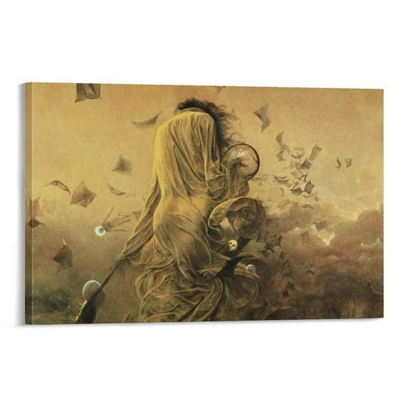 Zdzislaw Beksinski Aesthetic Wall Art Poster (10) Poster Decorative Painting Canvas Wall Art Living Room Posters Bedroom Painting 08x12inch(20x30cm)