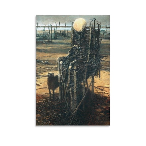 Zdzislaw Beksinski Aesthetic Wall Art Poster (14) Picture Print Canvas Poster Wall Paint Art Posters Decor Modern Home Artworks Gift 08x12inch(20x30cm)