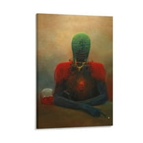 Zdzislaw Beksinski Aesthetic Wall Art Poster (19) Home Decor Poster Wall Art Hanging Picture Print Bedroom Decorative Painting Posters Room Aesthetic 08x12inch(20x30cm)