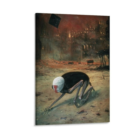 Zdzislaw Beksinski Aesthetic Wall Art Poster (6) Art Poster Canvas Painting Decor Wall Print Photo Gifts Home Modern Decorative Posters 20x30inch(50x75cm)