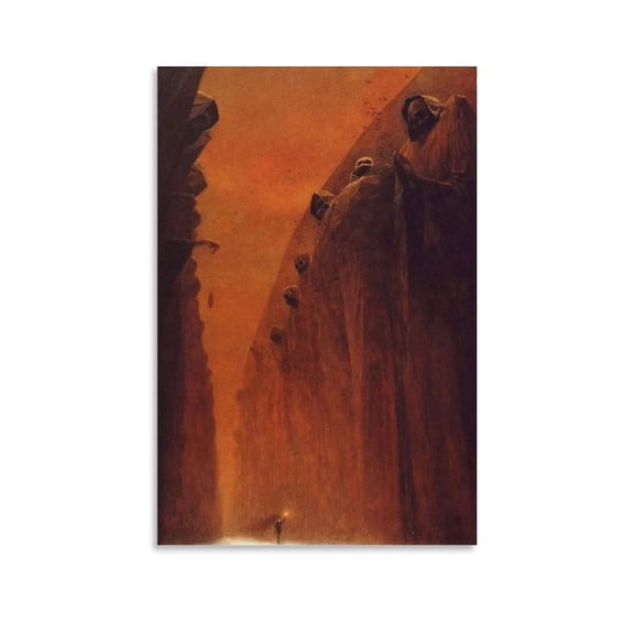 Zdzislaw Beksinski Aesthetic Wall Art Poster (8) Canvas Wall Art Prints Poster Gifts Photo Picture Painting Posters Room Decor Home Decorative 24x36inch(60x90cm)