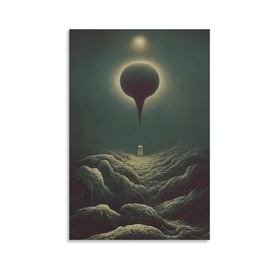 Zdzislaw Beksinski Surrealism Symbolism End of World Poster Art Poster Canvas Painting Decor Wall Print Photo Gifts Home Modern Decorative Posters 24x36inch(60x90cm)