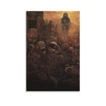 Zdzislaw Beksinski Untitled Art Poster (10) Wall Art Picture Painting Poster Canvas Print Posters Artworks Bedroom Living Room Decor 24x36inch(60x90cm)