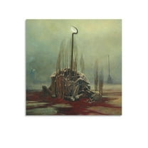 Zdzislaw Beksinski Untitled Art Poster (4) Canvas Poster Wall Art Picture Prints Hanging Photo Gift Decor Home Posters Artworks 16x16inch(40x40cm)