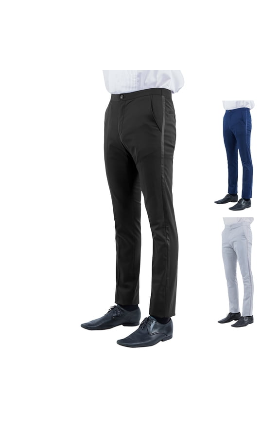 Men’s Tailored Fit Tuxedo Pants Separates, Made for Custom Tuxedo Sizing
