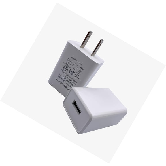 ZeHangTec 15W USB Adaptive Charger with 6.6 ft Cable, Foldable Wall Block, Compatible with Samsung Galaxy S8 to S25 and A53