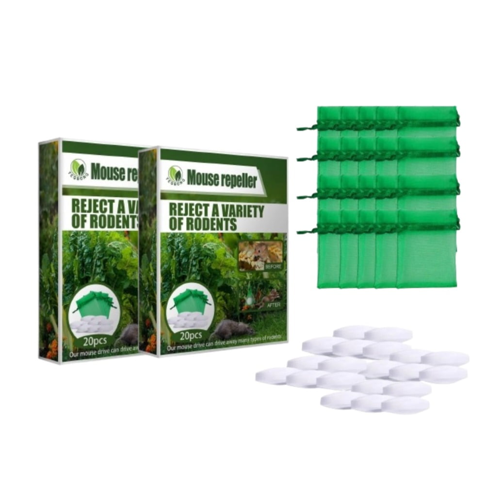 ZeXiYan Safe & Effective 40Count Peppermint Oil Rodent Deterrent for