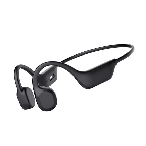 MEEGEEM Bone Conduction Headphones, 2025 Upgrade Bluetooth 5.4 Open Ear Headphones, 10H Playtimes Bone Conduction Earbuds with Mic, IP5 Sweatproof Earphones for Workout, Hiking, Black