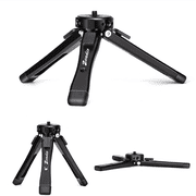 Zeadio Aluminium Alloy Adjustable Tripod Stand, Stable Portable Mount with Cold Shoe for Cameras and Gimbal Stabilizers