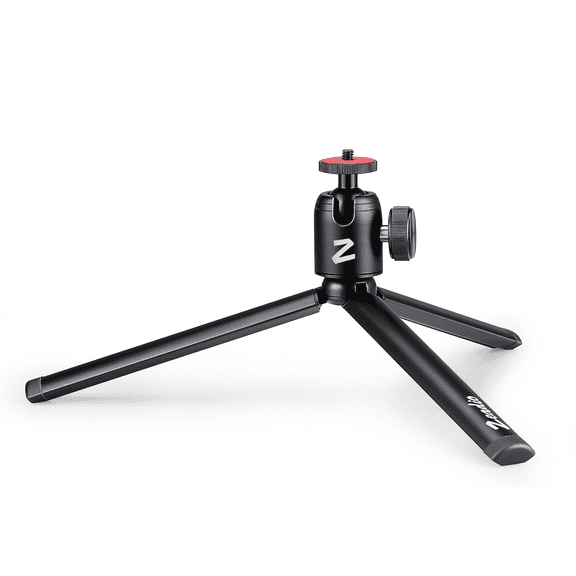 Zeadio Metal Mini Tripod + Ball Head mount, with 1/4" Screw Desktop Tabletop Stand Tripod, Fits for Smooth4, Crane Plus, Crane2, Ronin-S, Vimble2, Gimbal Handle Grip Stabilizer and All Cameras