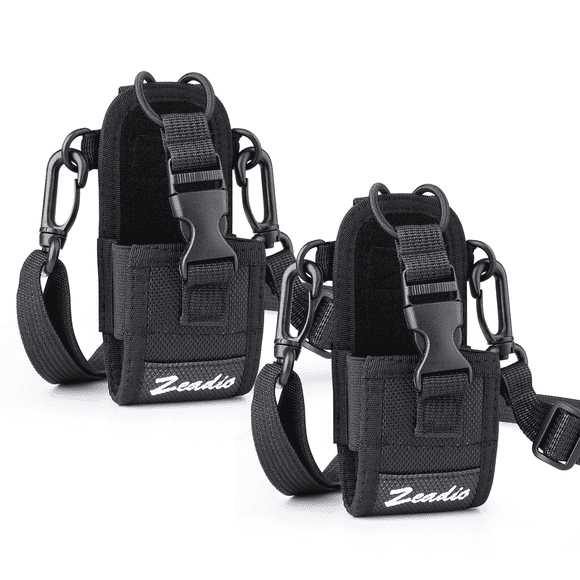 Zeadio Multi-Function Pouch Case Holder for GPS Phone Two Way Radio ZNC-D, Pack of 2