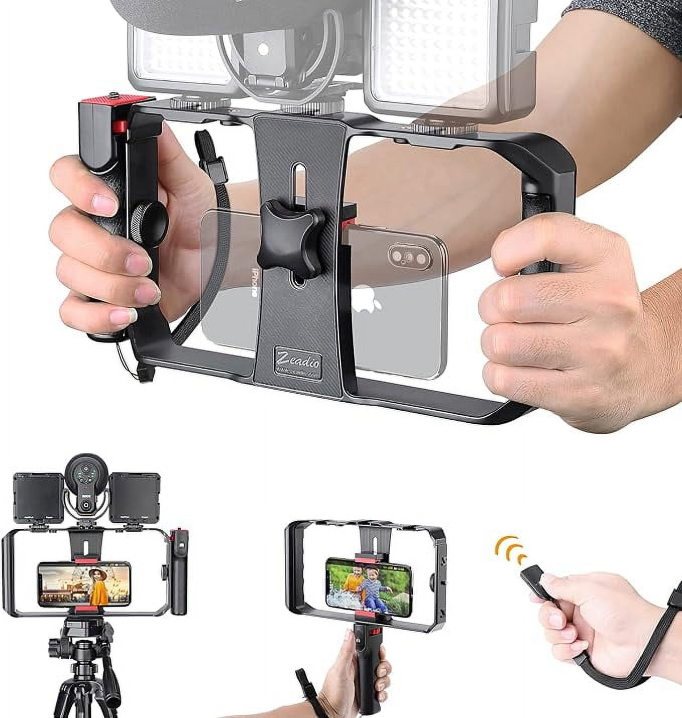 Phone Holder For Video Recording Zeadio Smartphone Wireless