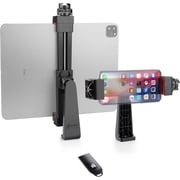 Zeadio Smartphone Tablet Tripod Mount Adapter, Tablet Cellphone Tripod Clamp Holder with Ball Head Mount, Fits for iPhone and Android Cellphone, Fits for iPad, Microsoft Surface, Nexus and Any Tablet