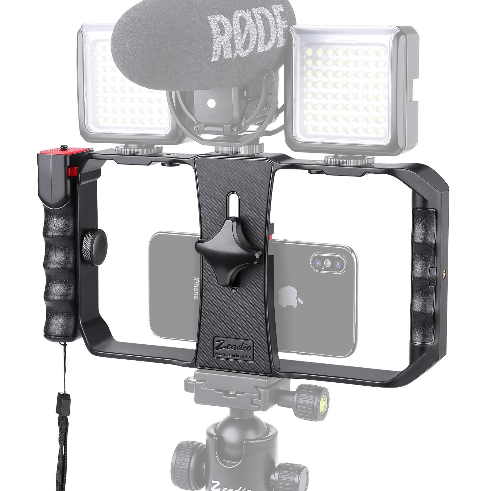 Zeadio Smartphone Video Cage Rig, Filmmaking Vlogging Case, Phone ...