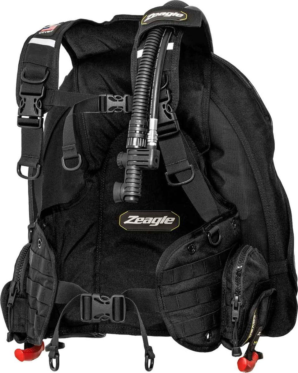 Zeagle Covert XT Scuba Dive BCD with Inflator, Hose and RE Valve